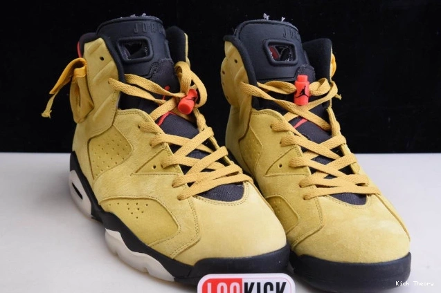 Kick Theory JORDAN 6 CN1084-300 X SCOTT YELLOW AIR TRAVIS 0817